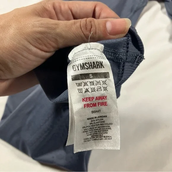 Gymshark Sweat Seamless Evening Blue leggings womens size small - Picture 5 of 8